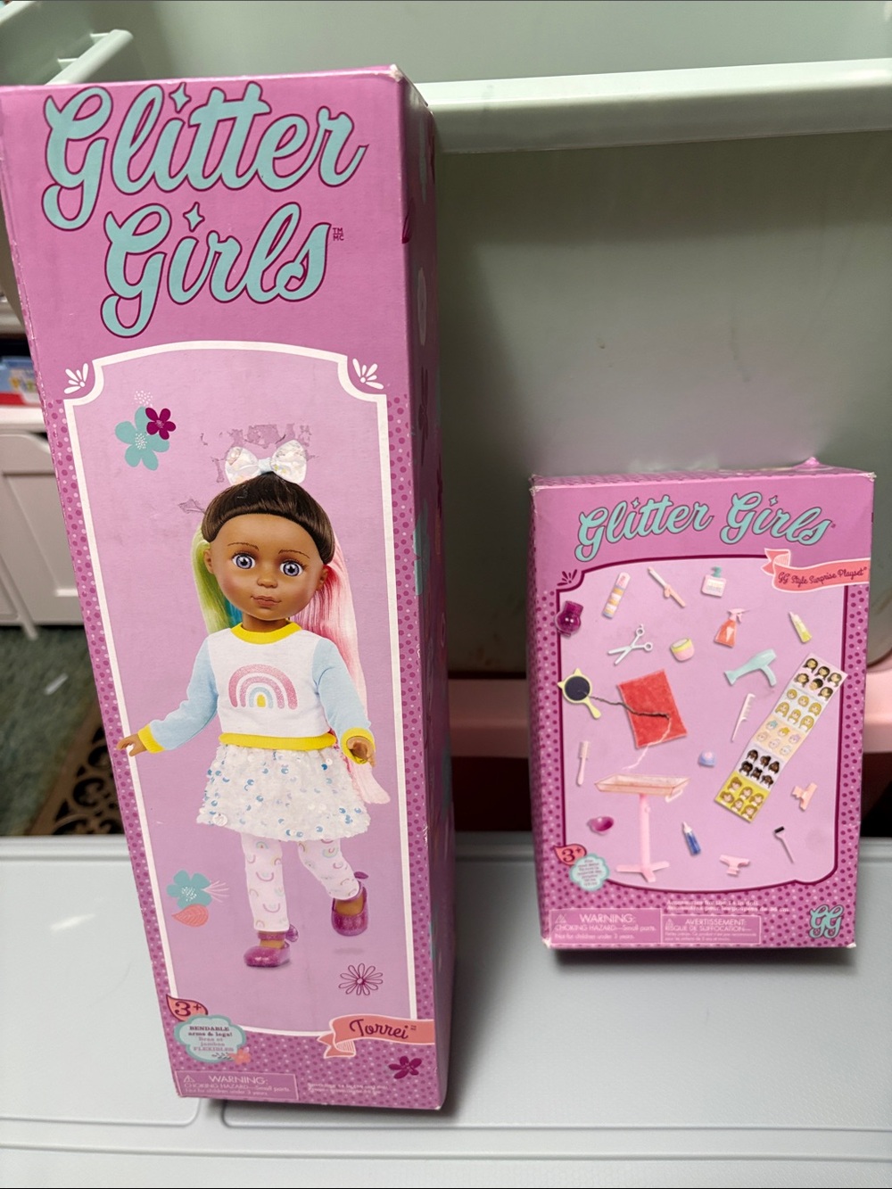 Glitter Girls Pink Rainbow Outfit Doll by Glitter Girls